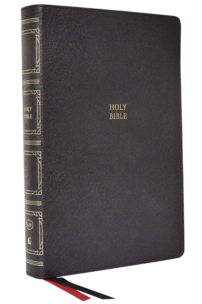 Produktbild: KJV Holy Bible: Paragraph-Style Large Print Thinline with 43,000 Cross References, Black Genuine Leather, Red Letter, Comfort Print (Thumb Indexed): King James Version