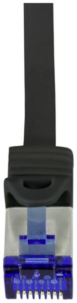 Produktbild: LogiLink C6A043S RJ45 CAT 6a S/FTP 1.50 m Schwarz 1 St.
