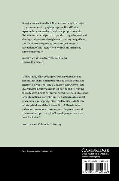 Produktbild: The Chinese Taste in Eighteenth-Century England
