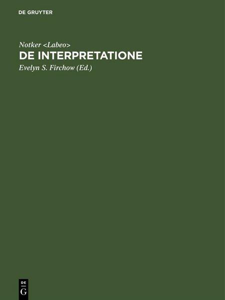 Produktbild: De interpretatione