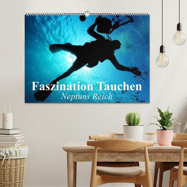 Produktbild: Faszination Tauchen - Neptuns Reich (Wandkalender 2026 DIN A2 quer), CALVENDO Monatskalender