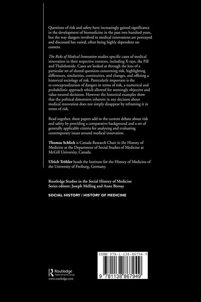Produktbild: The Risks of Medical Innovation