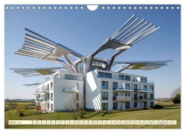 Produktbild: Architektur gegen Hitze - Licht. Schatten. Strukturen. Wasser (Wandkalender 2027 DIN A4 quer), CALVENDO Monatskalender