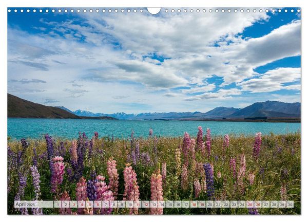 Produktbild: Breathtaking New Zealand (Wall Calendar 2026 DIN A3 landscape), CALVENDO 12 Month Wall Calendar