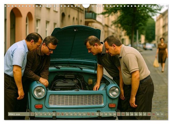 Produktbild: Alltagsgeschichten mit Trabant (Wandkalender 2026 DIN A3 quer), CALVENDO Monatskalender