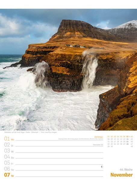 Produktbild: Planet Erde Wochenplaner Kalender 2027 | Landschaften der Welt