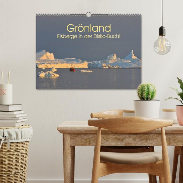 Produktbild: Gr&ouml;nland: Eisberge in der Disko Bucht (Wandkalender 2026 DIN A3 quer), CALVENDO Monatskalender