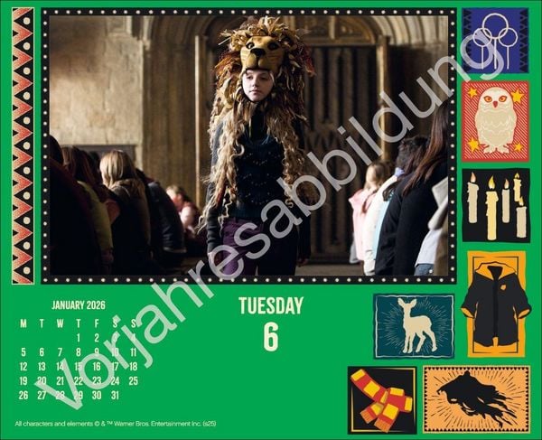 Produktbild: Harry Potter Tagesabrei&szlig;kalender 2027