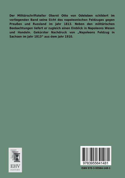 Produktbild: Mit Napoleon im Felde 1813