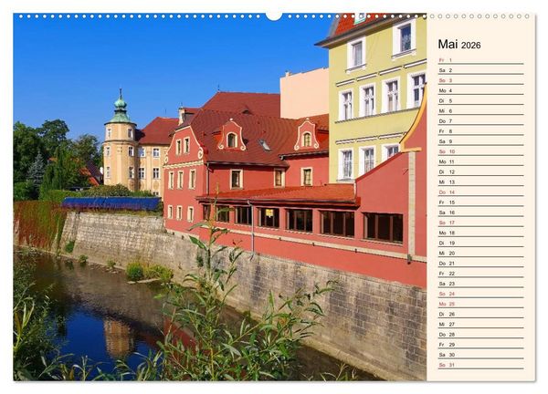 Produktbild: Glatz - Hauptstadt der Grafschaft Glatz (hochwertiger Premium Wandkalender 2026 DIN A2 quer), Kunstdruck in Hochglanz