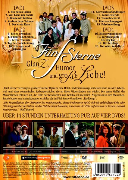 Produktbild: F&uuml;nf Sterne - Staffel 1 [4 DVDs]