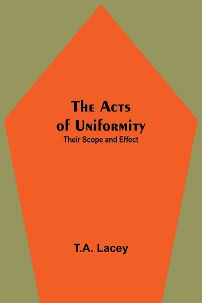 Produktbild: The Acts of Uniformity