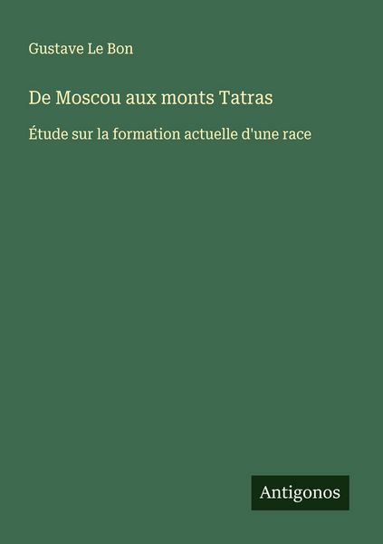 Produktbild: De Moscou aux monts Tatras