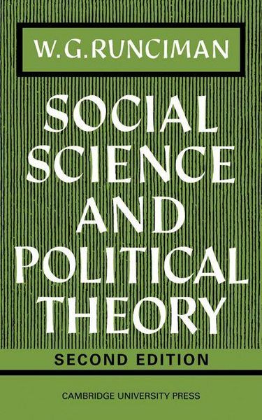 Produktbild: Social Science and Political Theory