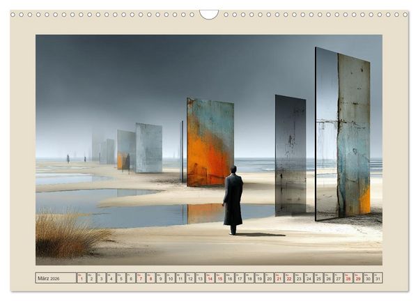 Produktbild: Die Logik des Unwirklichen (Wandkalender 2026 DIN A3 quer), CALVENDO Monatskalender