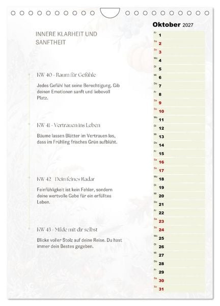 Produktbild: SEELENKOMPASS (Wandkalender 2027 DIN A4 hoch), CALVENDO Monatskalender