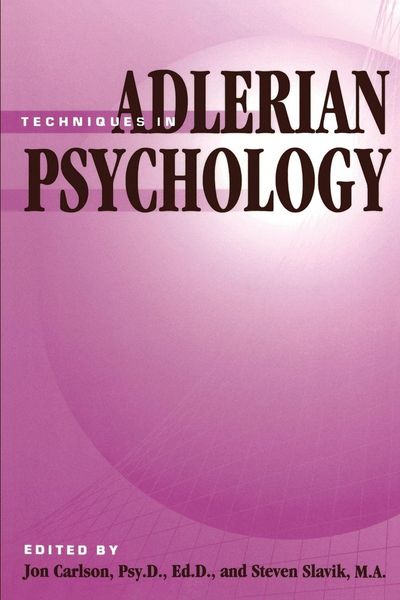 Produktbild: Techniques In Adlerian Psychology