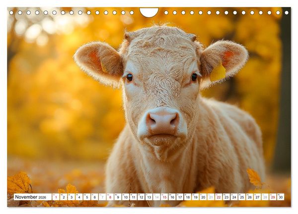 Produktbild: K&Uuml;HE AUF DER ALM &ndash; Der Kalender aus Bayern (Wandkalender 2026 DIN A4 quer), CALVENDO Monatskalender