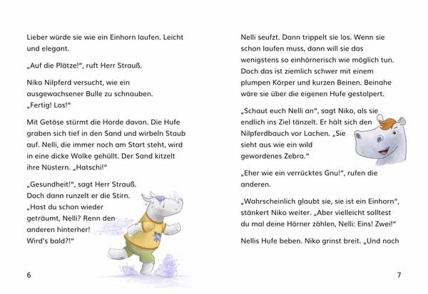 Produktbild: Nelli Nashorn. Nur Einh&ouml;rner im Kopf