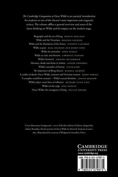 Produktbild: The Cambridge Companion to Oscar Wilde