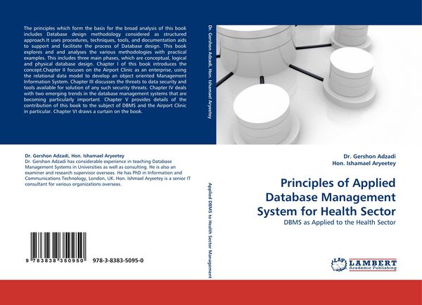 Produktbild: Principles of Applied Database Management System for Health Sector