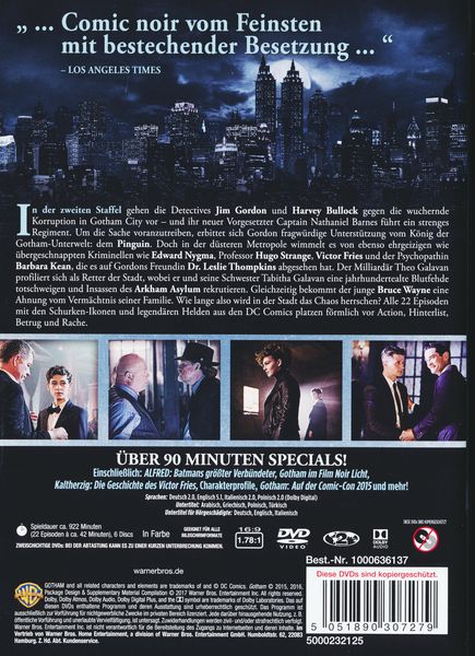 Produktbild: Gotham - Staffel 2 [6 DVDs]
