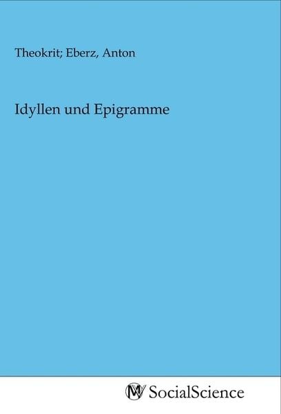 Produktbild: Idyllen und Epigramme