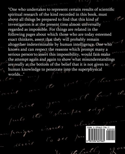 Produktbild: An Outline of Occult Science