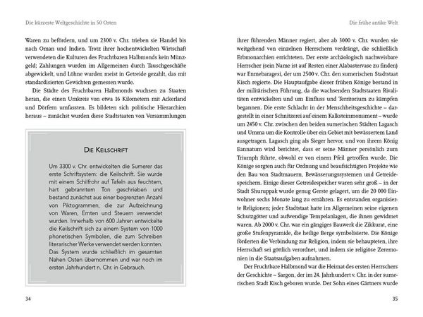 Produktbild: Die k&uuml;rzeste Weltgeschichte in 50 Orten