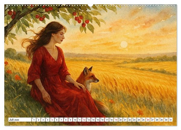 Produktbild: Im Zeichen der G&ouml;ttin (Wandkalender 2026 DIN A2 quer), CALVENDO Monatskalender