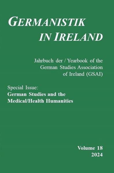 Produktbild: German Studies and the Medical/Health Humanities