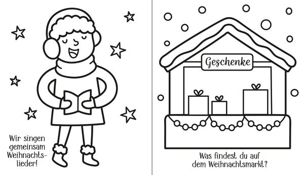 Produktbild: Kleine Kreativ-Werkstatt - Ganz einfach ganz viel ausmalen: Weihnachtszeit