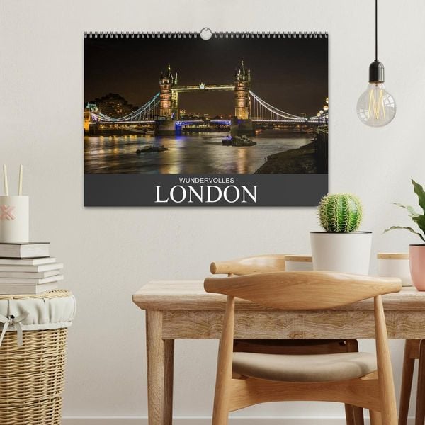 Produktbild: Wundervolles London (Wandkalender 2026 DIN A3 quer), CALVENDO Monatskalender