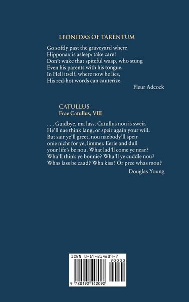 Produktbild: The Oxford Book of Classical Verse in Translation