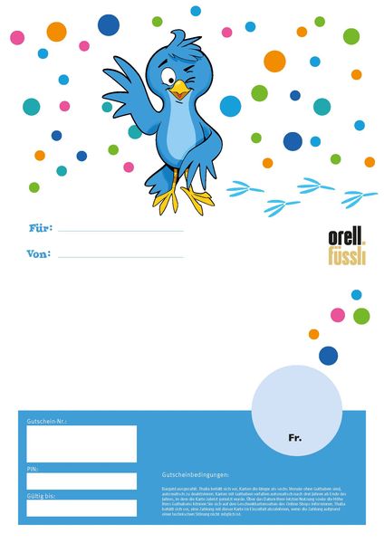 Geschenkkarte per Mail Finki Geburtstag