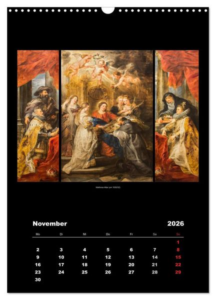 Produktbild: Peter Paul Rubens - Rubens (Wandkalender 2026 DIN A3 hoch), CALVENDO Monatskalender