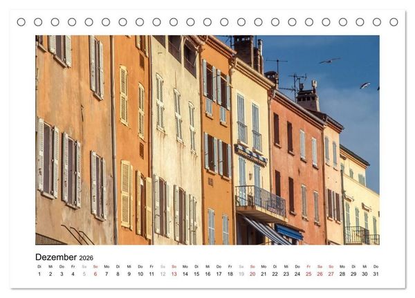 Produktbild: Cote d'Azur - Im Licht der blauen K&uuml;ste (Tischkalender 2026 DIN A5 quer), CALVENDO Monatskalender