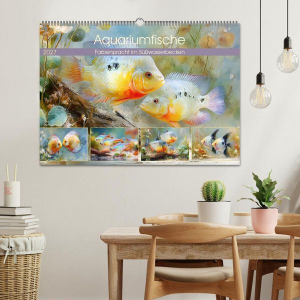 Produktbild: Aquariumfische. Farbenpracht im S&uuml;&szlig;wasserbecken (Wandkalender 2027 DIN A2 quer), CALVENDO Monatskalender