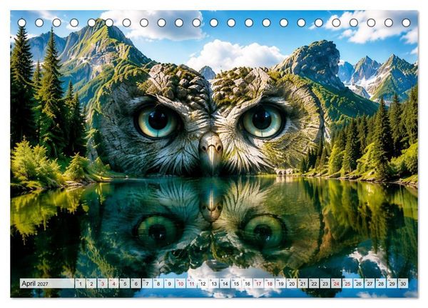Produktbild: Die W&auml;chter der Erde (Tischkalender 2027 DIN A5 quer), CALVENDO Monatskalender