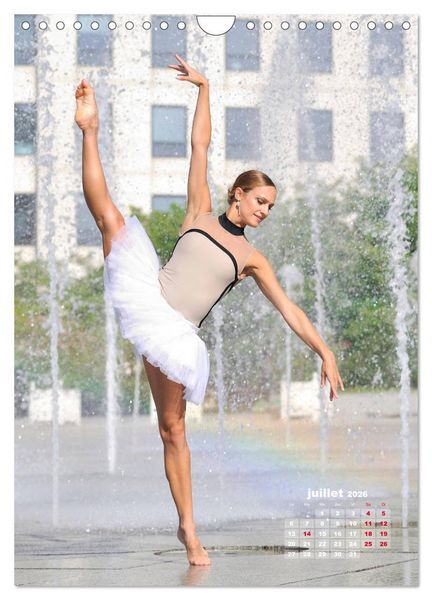 Produktbild: Des danseurs dans la ville 4 L'Oeil et le Mouvement (Calendrier mural 2026 DIN A4 horizontal), CALVENDO calendrier mensuel
