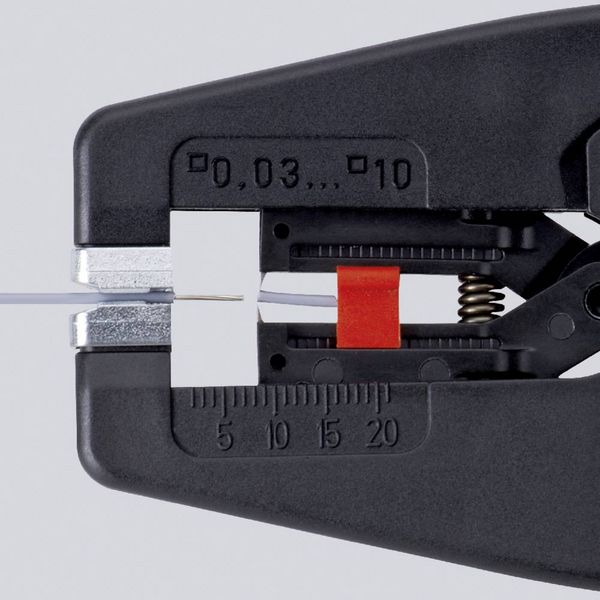 Produktbild: Knipex MultiStrip 10 12 42 195 Automatische Abisolierzange 0.03 bis 10 mm&sup2; 7 bis 32