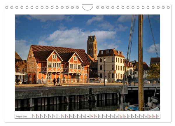 Produktbild: Unser sch&ouml;nes Wismar (Wandkalender 2026 DIN A4 quer), CALVENDO Monatskalender