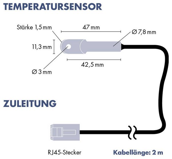 Produktbild: H-Tronic TS125 Version 3 Temperaturschalter 125 - -55&deg;C