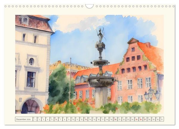 Produktbild: Zauberhaftes L&uuml;neburg (Wandkalender 2026 DIN A3 quer), CALVENDO Monatskalender