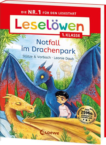 Produktbild: Lesel&ouml;wen 1. Klasse - Notfall im Drachenpark