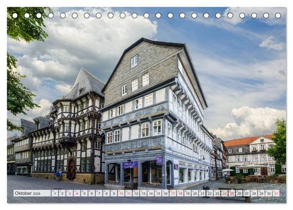 Produktbild: Goslar Impressionen (Tischkalender 2026 DIN A5 quer), CALVENDO Monatskalender