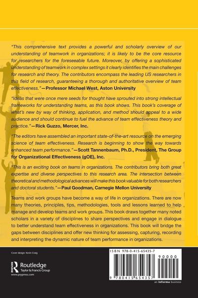 Produktbild: Team Effectiveness In Complex Organizations