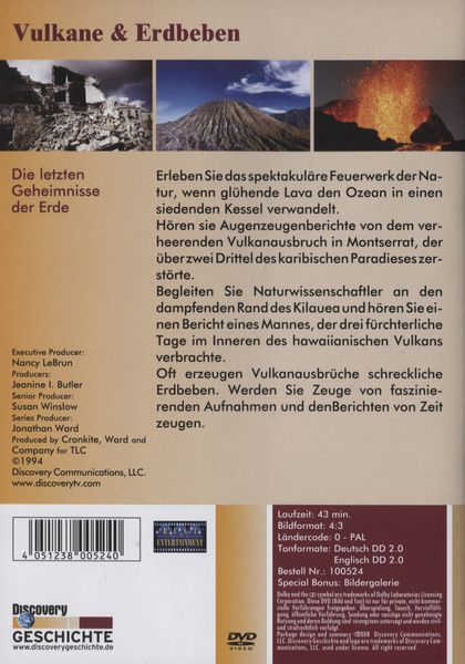 Produktbild: Vulkane & Erdbeben - Discovery Geschichte