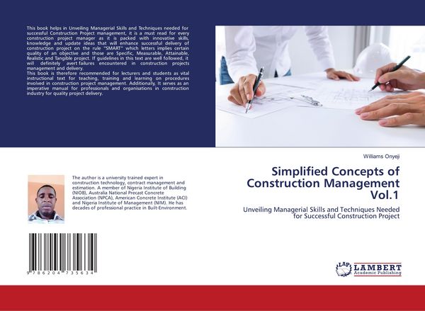 Produktbild: Simplified Concepts of Construction Management Vol.1