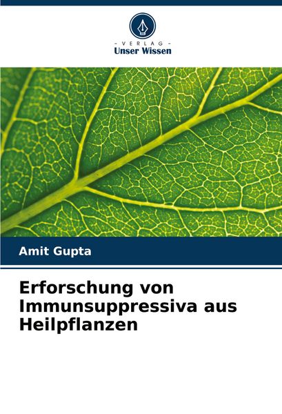 Produktbild: Erforschung von Immunsuppressiva aus Heilpflanzen